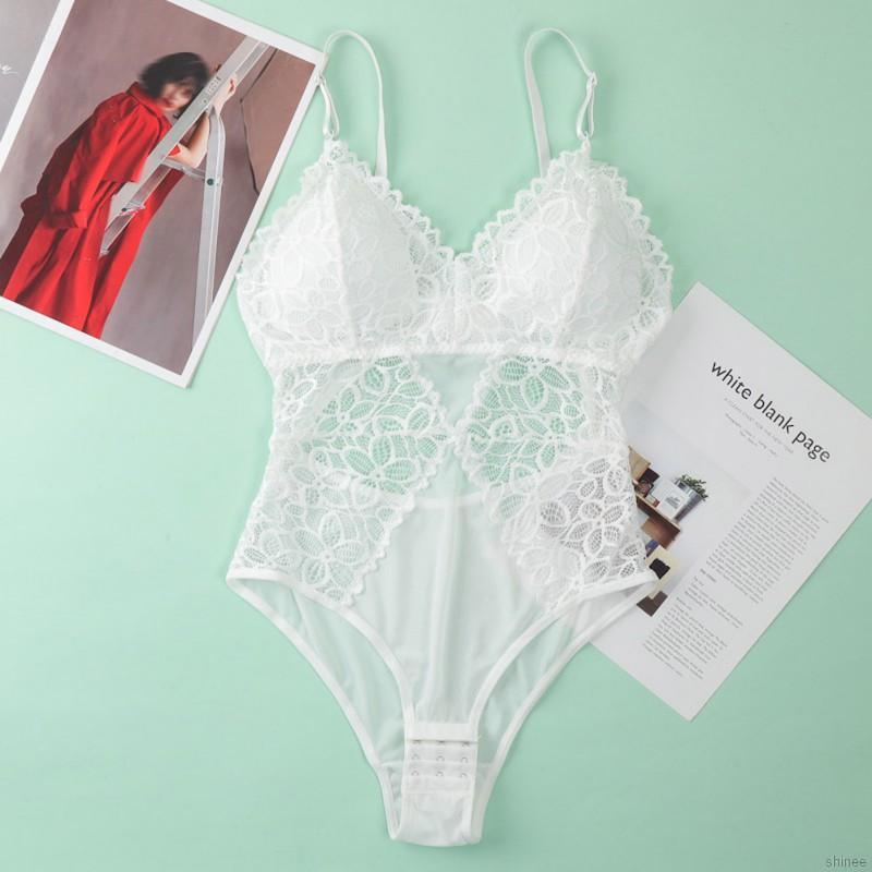 Bộ Đồ Lót Liền Thân Phối Ren Quyến Rũ Dành Cho Nữ | BigBuy360 - bigbuy360.vn