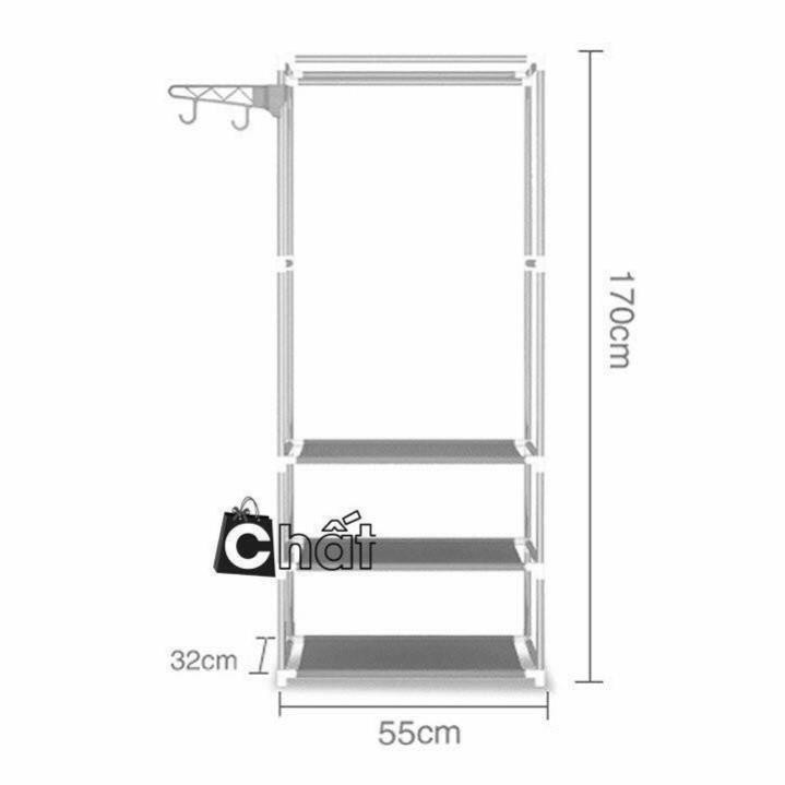 ⚡FREESHIP⚡  Kệ treo quần áo chữ H mẫu mới