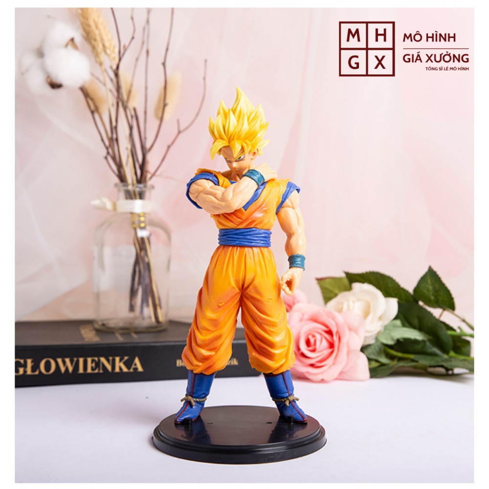 Mô hình Dragon Ball SonGoku  vs Vegeta  super saiyan  siêu đẹp siêu rẻ  cao 20cm - figure mô hình 7 viên ngọc rồng
