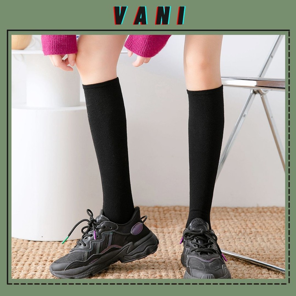 Tất Học Sinh Nhật Bản Loại Dày, Vớ Cao Đầu Gối Mẫu 2, - Vani Store
