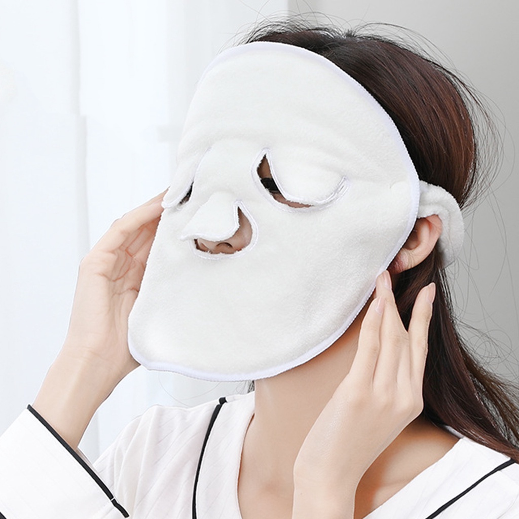 [Hàng mới về] Khăn chườm xông hơi ngừa lão hóa cho da mặt độ thấm hút nước tốt tiện dụng