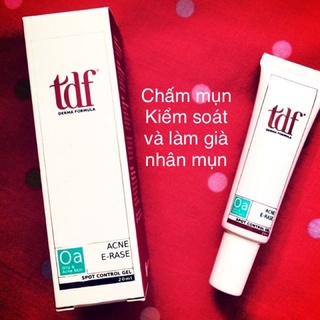 Kem Chấm mụn gom cồi  mụ n thần tốc ACNE E RASE TDF