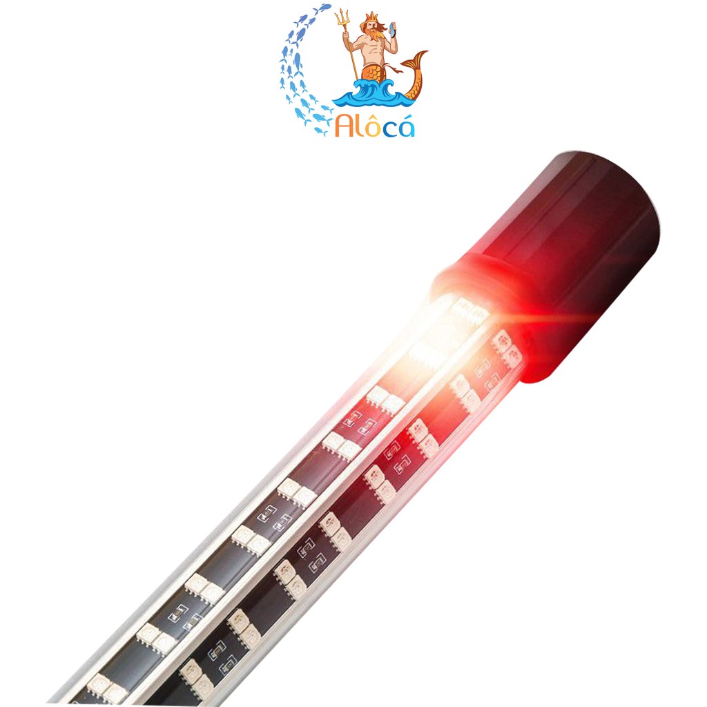 Đèn LED màu đỏ Belos N01-08-N75cm 30W, N95cm, N1m12, N1m42 60W, N1m72 5 hàng bóng tanning cho cá rồng Huyết Long