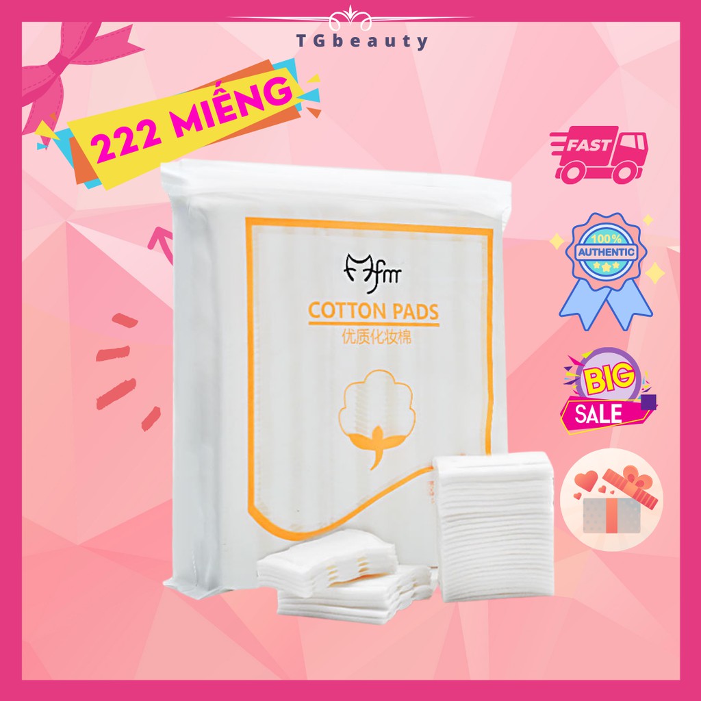 Bông Tẩy Trang Fm Cotton Pads 222 Miếng Chính Hãng