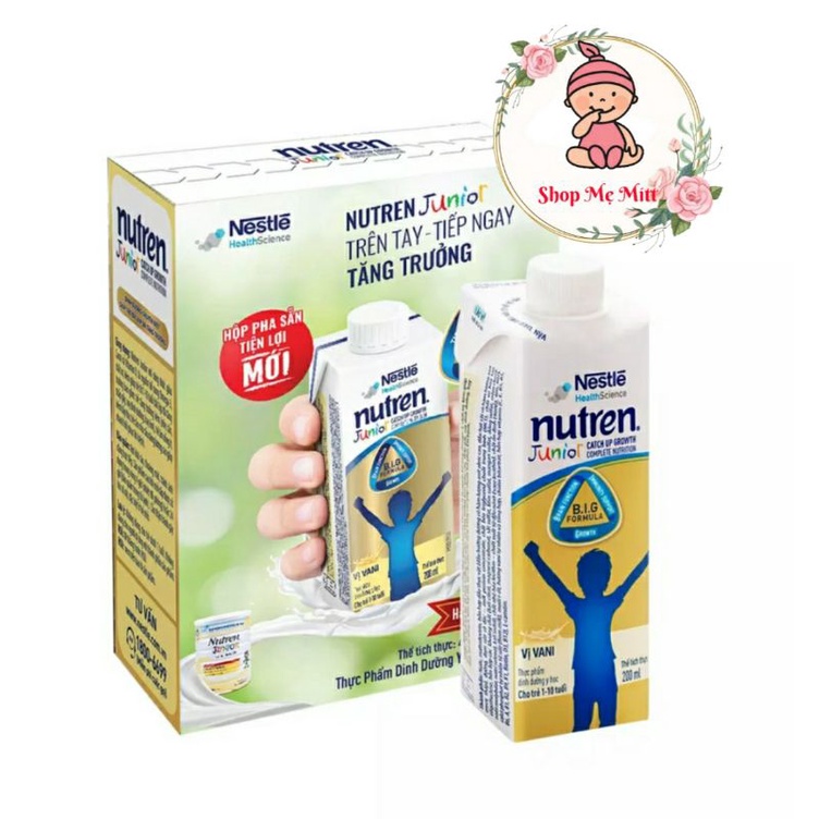 Sữa dinh dưỡng pha sẵn nutren junior 200ml