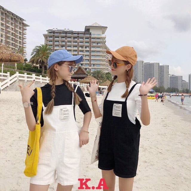 Quần yếm đùi ( kèm áo thun ) | BigBuy360 - bigbuy360.vn