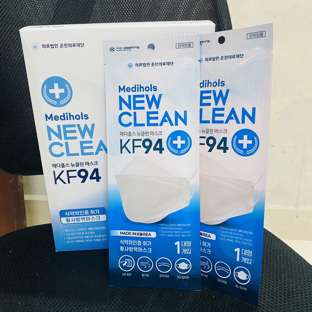 KHẨU TRANG KF94 HÀN QUỐC NEW CLEAN (1 túi/1 chiếc) | BigBuy360 - bigbuy360.vn