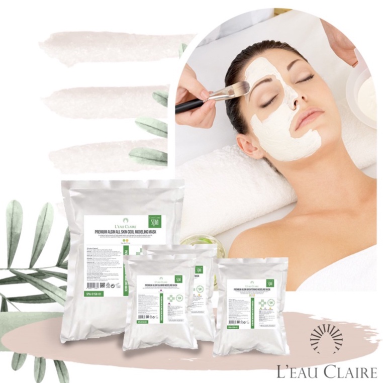 Mặt Nạ L'eau Claire Premium Algin Elasticity Modeling Mask Chứa Collagen Peptide Nâng Cơ Trẻ Hóa Làn Da 1kg
