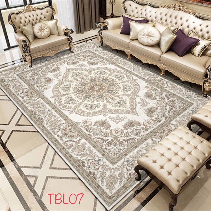 (RẺ NHẤT SHOPEE) Thảm lì Bali dày dặn loại 1 KT 1,6*2,3m style Hoàng gia