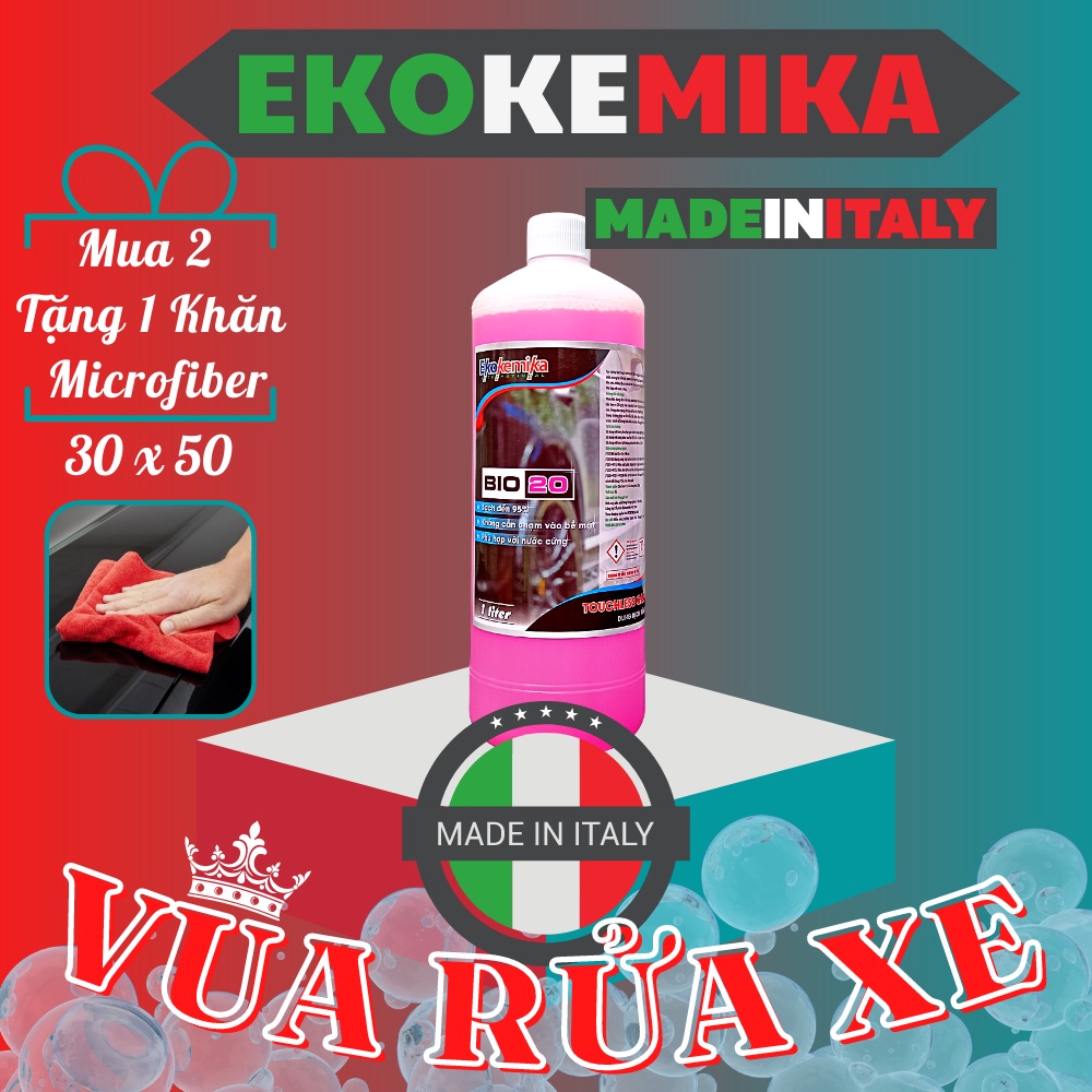 Dung Dịch Rửa Xe Không Chạm Ekokemika Bio 20