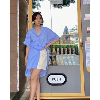 Áo sơ mi oversize form rộng