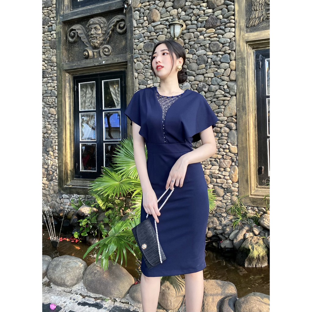 Đầm nữ trung niên thiết kế cao cấp sang trọng