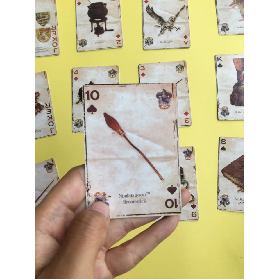 Bộ thẻ bài Hogwarts phong cách Harry Potter