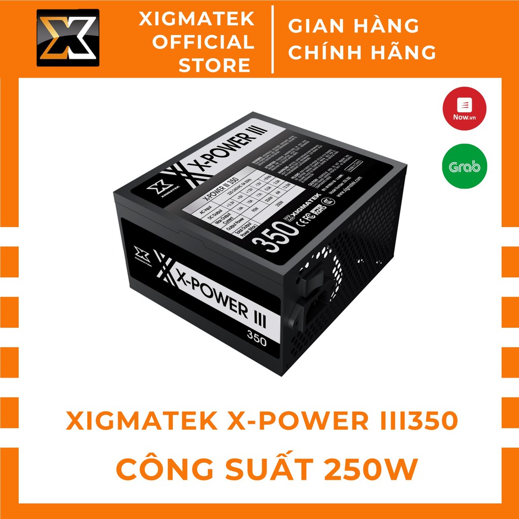 Xigmatek X350 -  Nguồn máy tính X-Power III 350 công suất 250W - BH 36 tháng - Xigmatek Official Việ