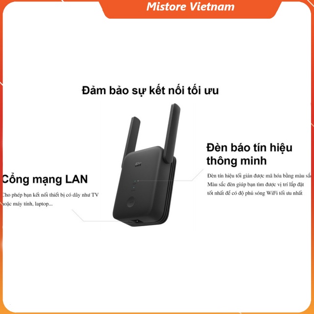 Bộ Kích sóng wifi Xiaomi AC1200 Mi wifi range extender quốc tế