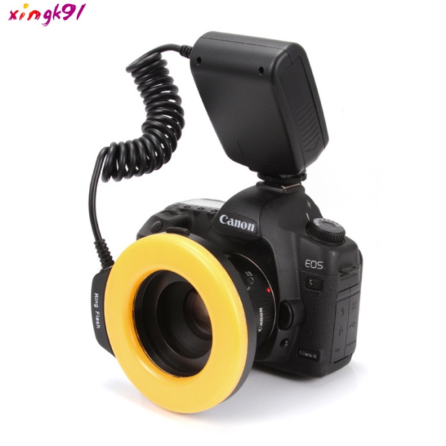 48 LEDs Macro LED Ring Flash Light for Nikon Canon Olympus DSLR Camera