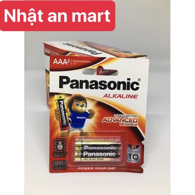 Pin Đũa AAA Panasonic alkaline LR6T-2B chính hãng