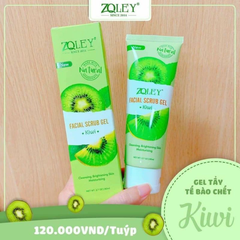 gel tẩy tế bào chết kiwi zoley