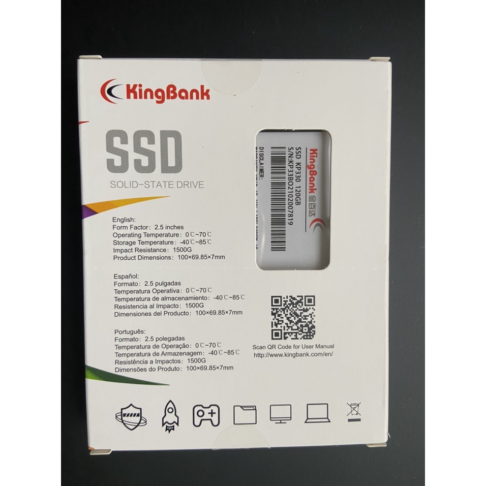 Ổ cứng SSD Kingbank KP320 120Gb chính hãng thumbnail