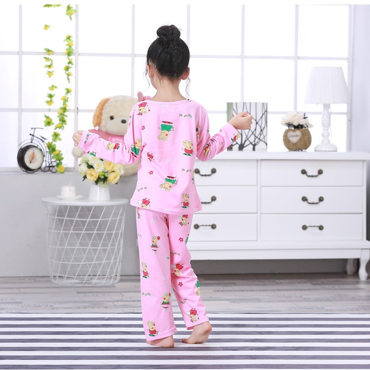 Đồ ngủ pijama họa tiết hoạt hình cho bé gái