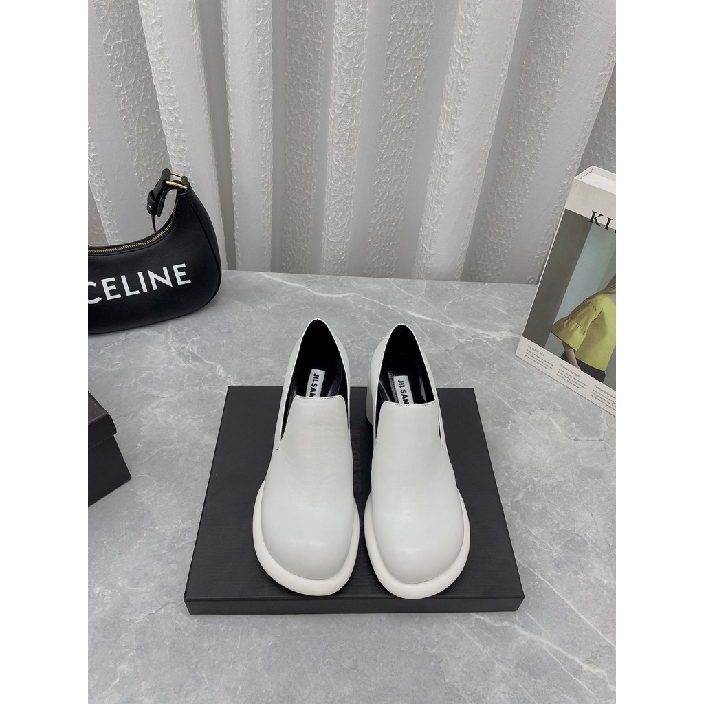Giày cao gót da thật cao cấp JIL SANDER kiểu dáng độc lạ