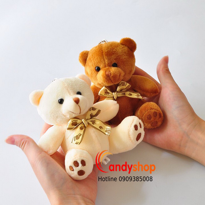 Móc khóa gấu bông Teddy dễ thương - Candyshop88