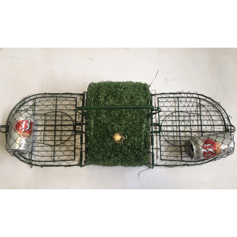 🔥HÀNG CAO CẤP🔥 Lụp bẫy cút rừng 2 mặt inox. kèm chuông đồng