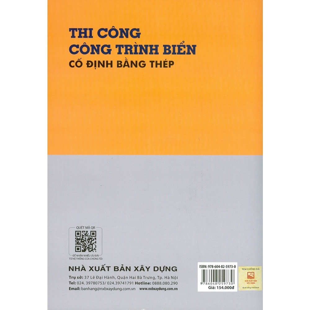 Sách - Thi Công Công Trình Biển Cố Định Bằng Thép