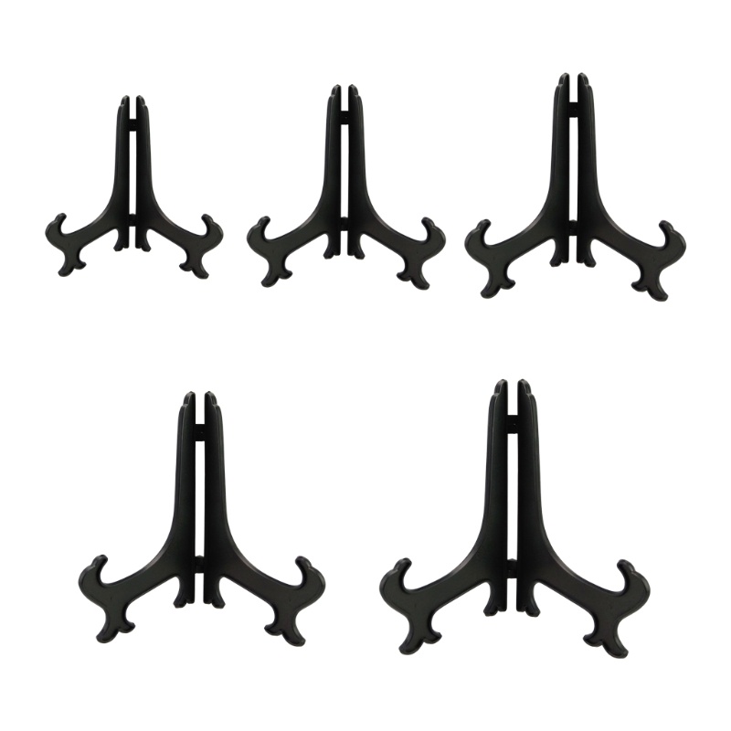 Giá đỡ trưng bày bát đĩa bằng nhựa màu đen kích thước 2/2.5/3/4/5 Inch