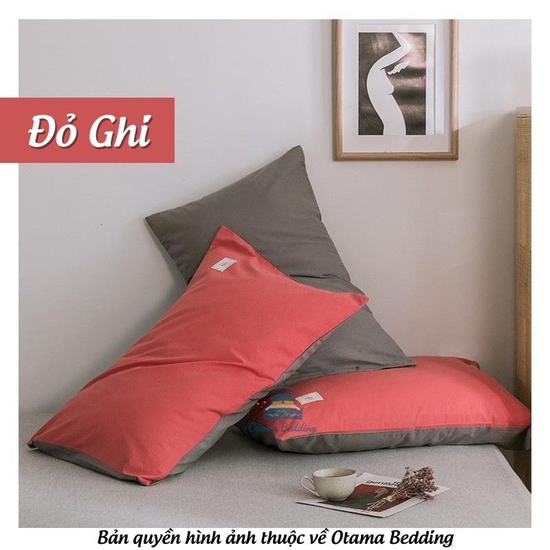 Vỏ gối nằm Cotton tici 100% 50 x 70 cm, áo gối đầu cotton size lớn - Otama Bedding | BigBuy360 - bigbuy360.vn