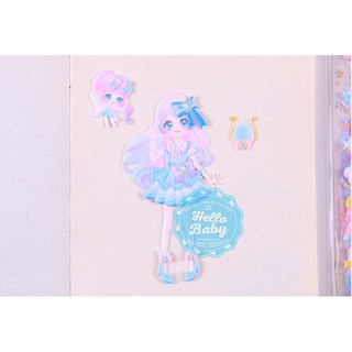 Hình dán Sticker 2 lớp dập nổi 3D xốp