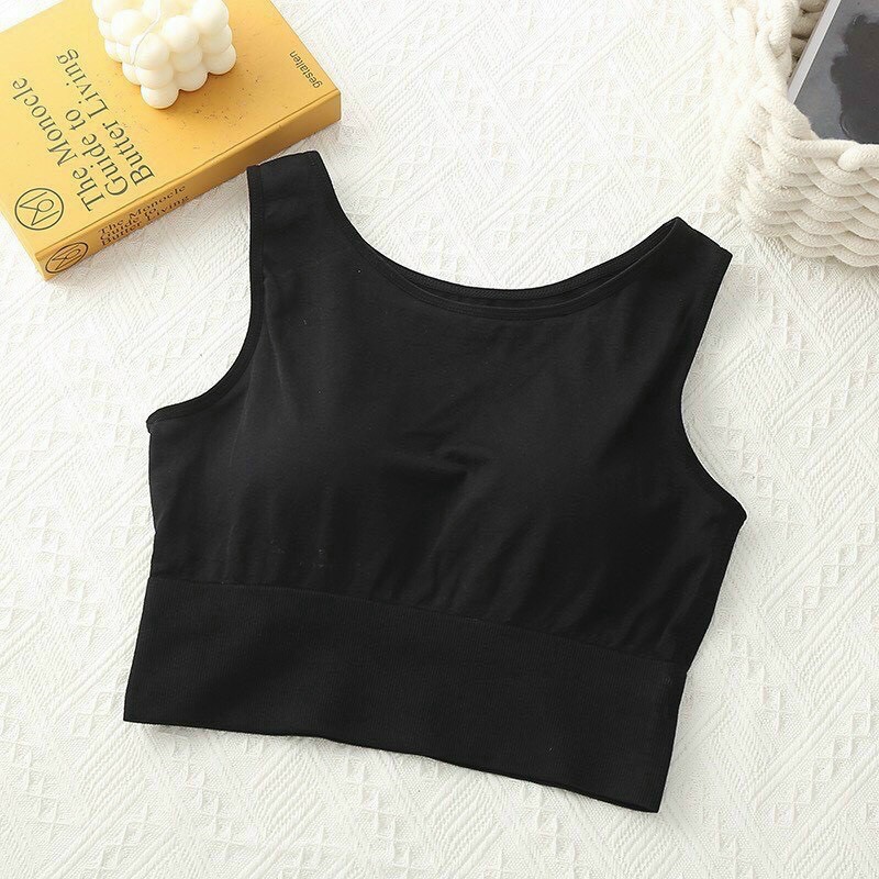 Áo Croptop nữ, Tập Gym, Mặc trong sơ Mi hoặc Vest đều rất ok, chất liêu dệt kim Cao Cấp