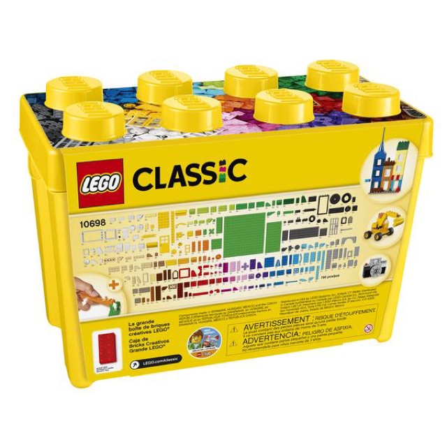 Xếp hình Lego Classic Thùng gạch lớn sáng tạo Large Creative Brick Box