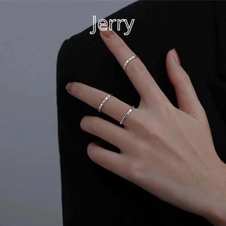 Nhẫn nữ basic khắc họa tiết đơn giản Jerry Accessories N04