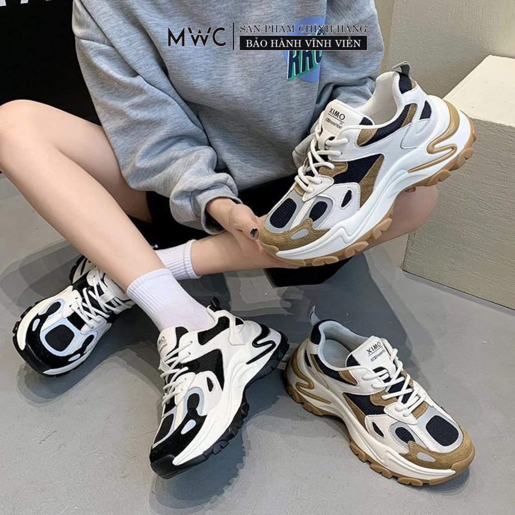 Giày Thể Thao Nữ MWC Sneaker Đế Cao Phối Màu Năng Động NUTT- 0565