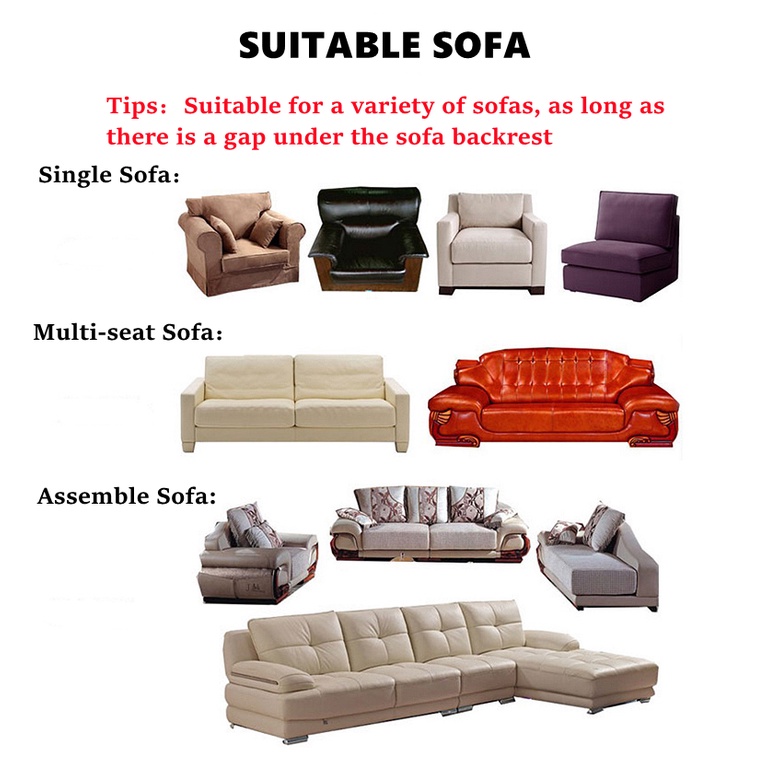 Vỏ Bọc Ghế Sofa 1 / 2 / 3 L Chống Trượt Chống Bụi Cho Phòng Khách
