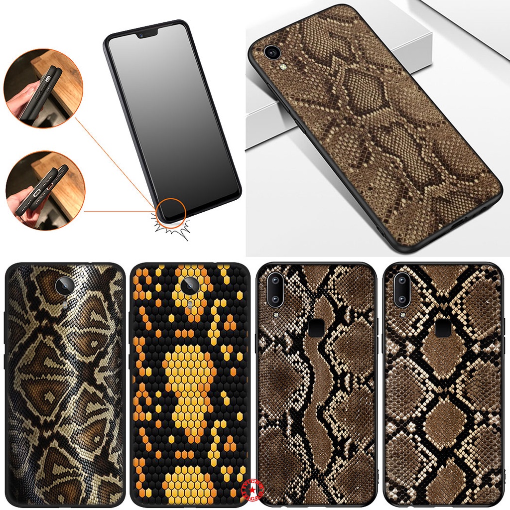 81FV Snake Skin Printing Drawing Phone Cover for VIVO V5S V5 V7 Plus Lite V9 V11 V15 V19 Pro Y66 Y67 Y75 Y79 Y85 Y89