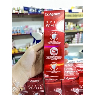 Kem đánh răng Colgate Optic White Plus Shine làm trắng sáng răng 100g