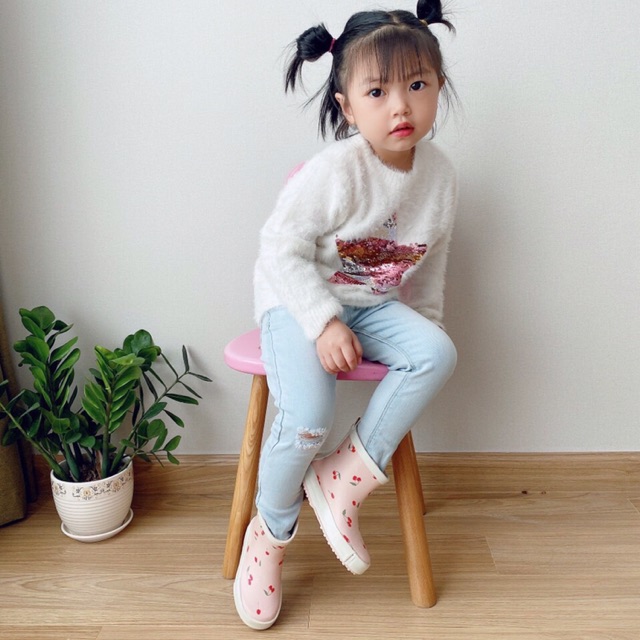 Quần zara mài xước