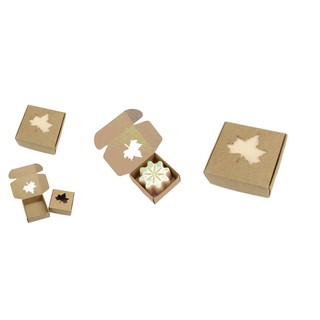 Combo 50 hộp lá phong đựng xà phòng, bánh kẹo 25gr