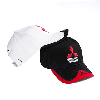 Mũ Lưỡi Trai In Logo Mitsubishi 3D Phong Cách Hiphop