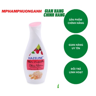 sữa dưỡng thể trắng da Yến mạch và dâu tằm Hazeline 230ml