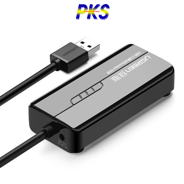 Bộ chuyển USB to LAN + Hub USB 2.0 - Hỗ Trợ Mi Box Ugreen 20264 - UG20264