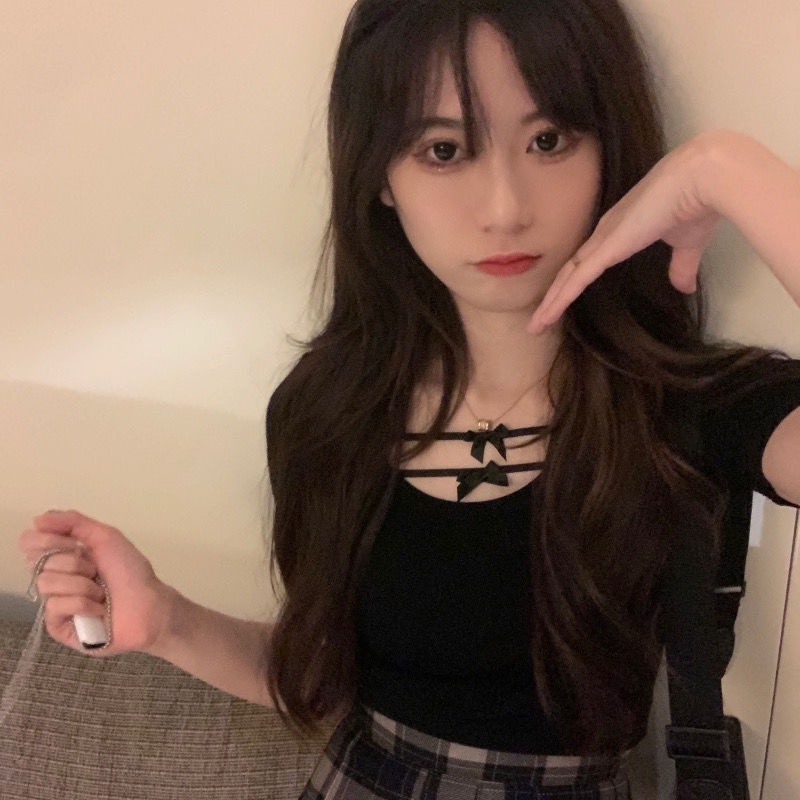 Áo Tay Ngắn Màu Sắc Trơn Phối Nơ Quyến Rũ Thời Trang Mùa Hè Dành Cho Nữ