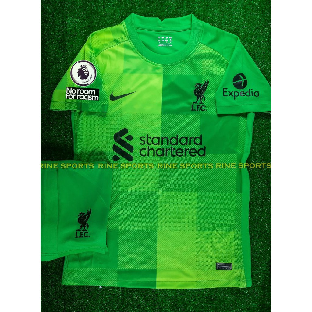 Hàng Thailand Super Bộ Áo bóng đá liver - liverpool xanh 2021 - 2022 chuẩn thi đấu