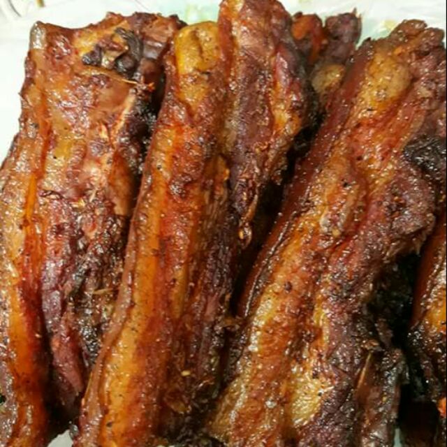 Ba chỉ lợn bản hun khói