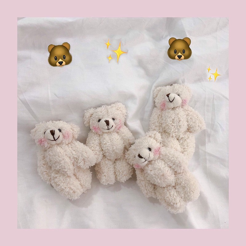 Móc Khóa Gấu Nhồi Bông Dễ Thương