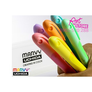 BÚT DẠ QUANG MARVY 8000 (MÀU PASTEL)