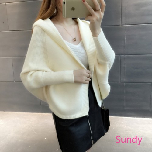 Áo Khoác Cardigan Tay Dài Có Nón Thời Trang Mùa Thu Cho Nữ | BigBuy360 - bigbuy360.vn