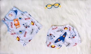 Combo 5b Cotton giấy ba lỗ cho bé